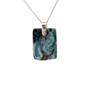Australian Boulder Opal Pendant with Silver
