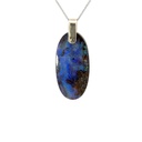 Sterling Silver Boulder Opal Pendant