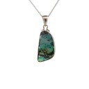 Boulder Opal Pendant in Sterling Silver