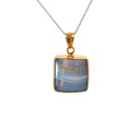 Solid Boulder Opal Pendant