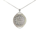 Large Sun Pattern Goroka Basket Pendant