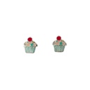 Stud Earrings | Children's Sterling Silver Cupcake Studs