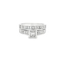 Diamond Duo Ring 18ct White Gold