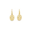 Gold Earrings | 9K Cut Out Design