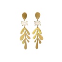 Earrings | Dangling Leaf Design