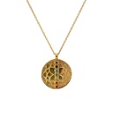 Necklace | Lotus Flower with Mixed Stones