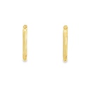 Huggie Hoop Earrings | 9K Yellow Gold 12mm x 1.9mm