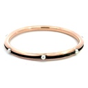 Bangle | Copper With Silver Beads