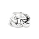 Ring | Chunky Chain Style In Silver