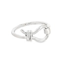 Ring | Loop & Catch In Silver