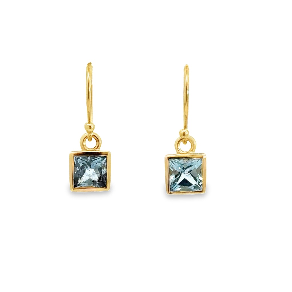 Earrings | 9 Carat Blue Topaz Drops