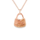 Pendant | String Bilum In 9K Rose Gold