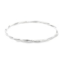 Bangle | Wide Weave Rope Style In Sterling Silver