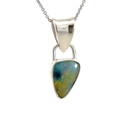 Doublet Opal Pendant Set In A Sterling Silver