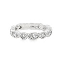 Cubic Ring | In Round & Marquise Sterling Silver