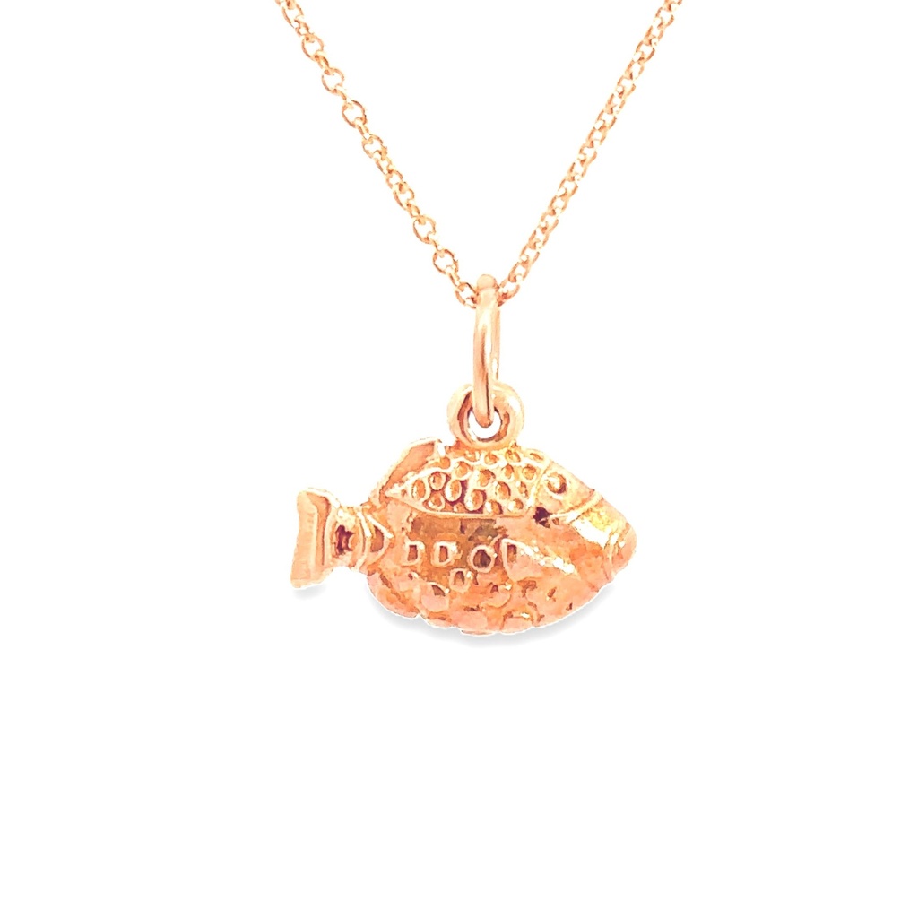 Triggerfish Pendant In 9K Rose Gold