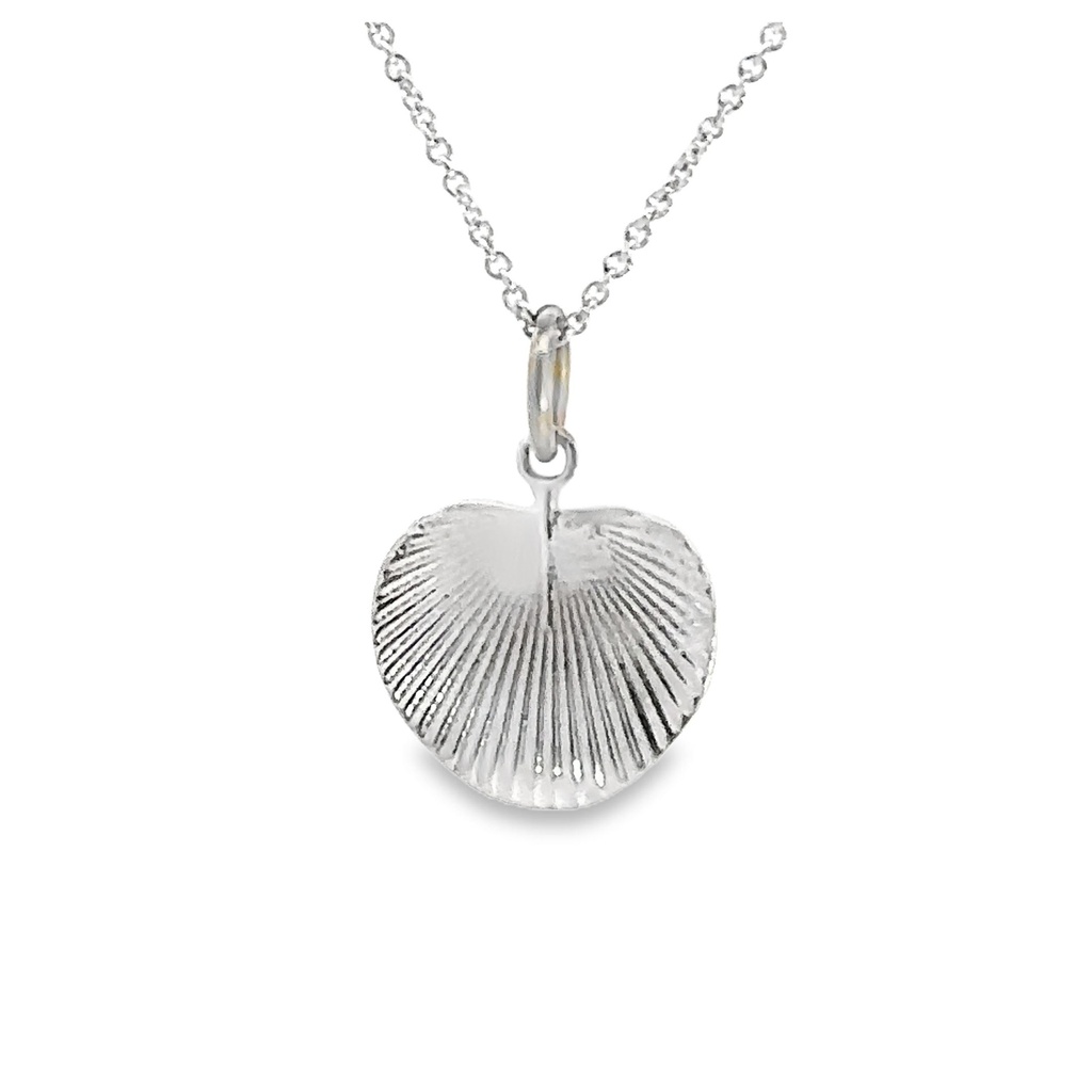 Palm Pendant | 9ct White Gold Petite Fan Palm