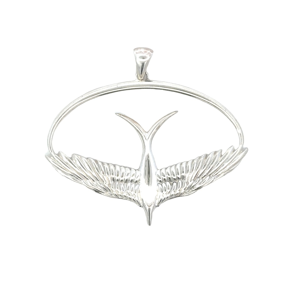 Pendant with Bird | Sterling Silver with Bale