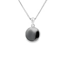 Engraving Pendant | Round Sterling Silver Tag