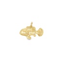 Clownfish Pendant In 9K Yellow Gold