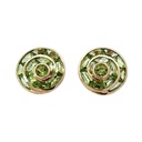 Peridot Stud Earrings | 14ct