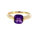 Amethyst 14K Yellow Gold Ring