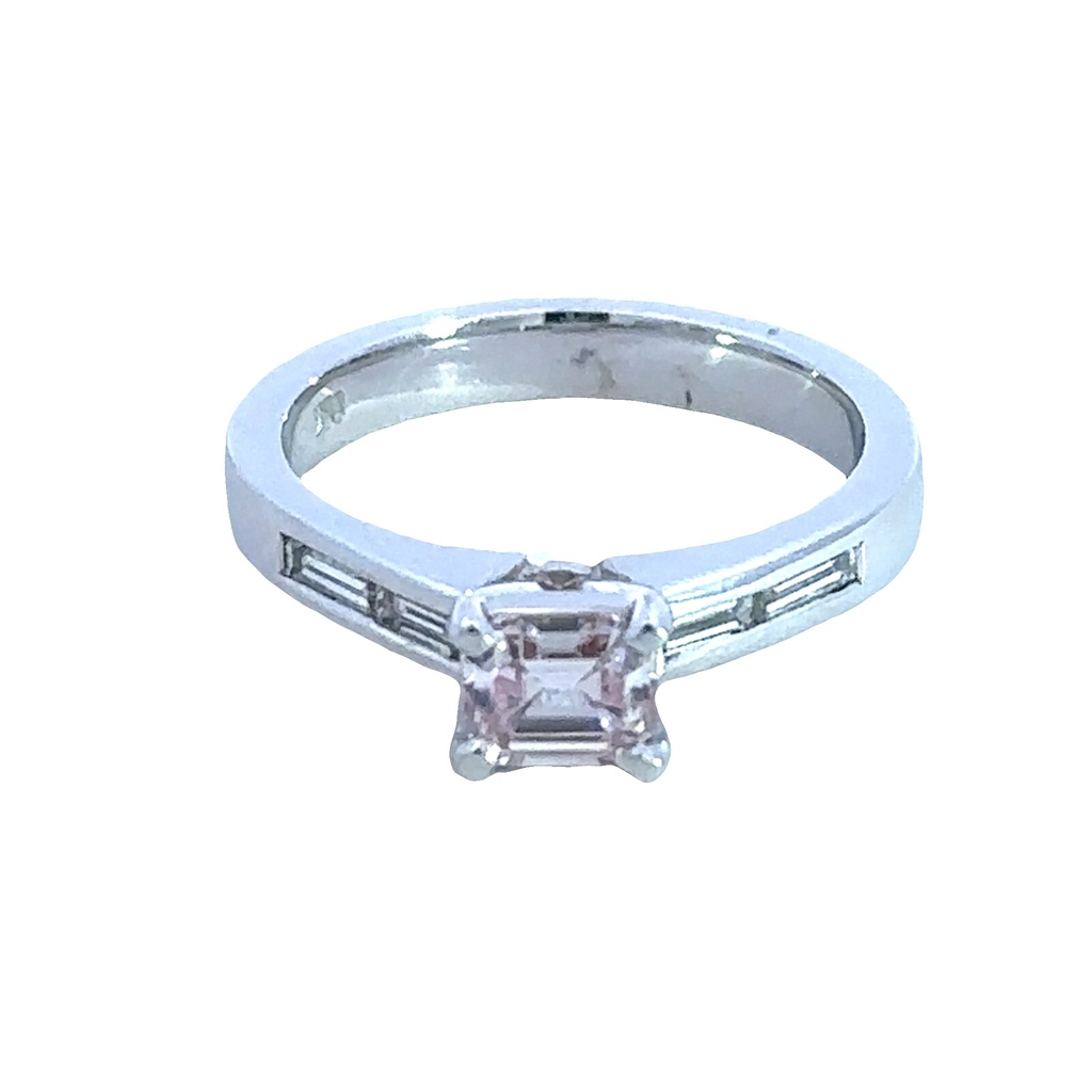Argyle Pink Diamond 18K White Gold Ring