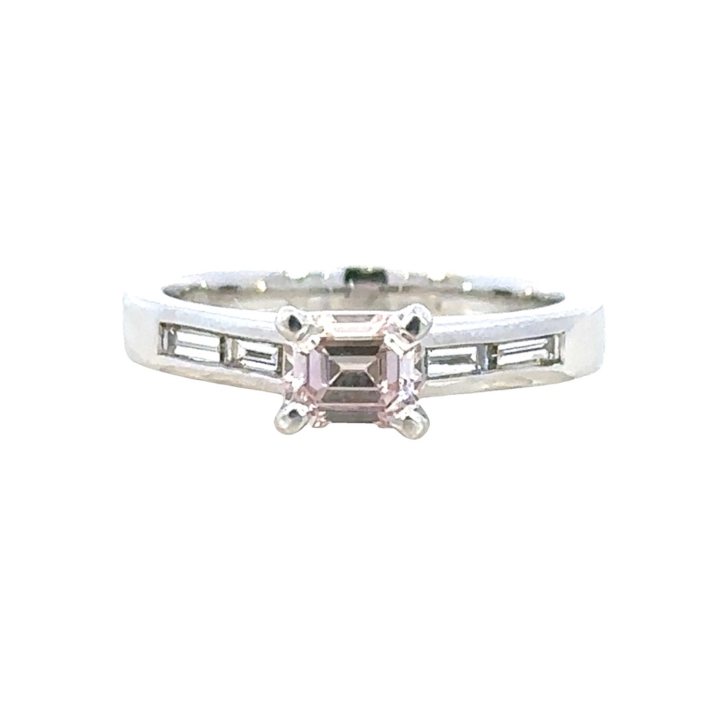 Argyle Pink Diamond 18ct White Gold Ring