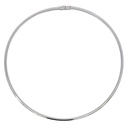 Omega Necklace | 45cm 18k White Gold