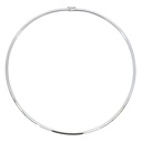 Omega Necklace | 48cm 18k White Gold