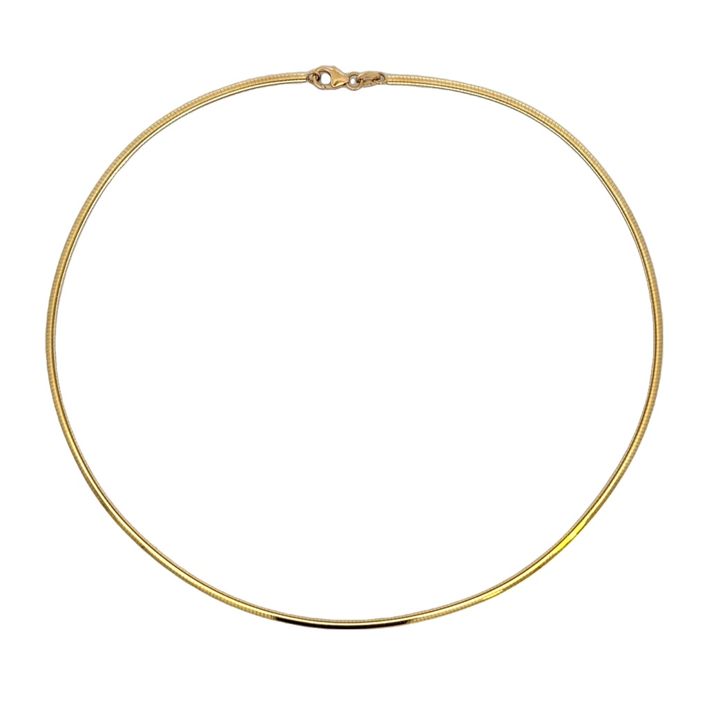Omega Necklace | 40cm 18k Yellow Gold