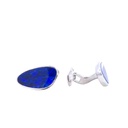 Cufflink Doublet Opal Sterling Silver