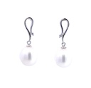 Freshwater Pearl Drop Earrings Sterling Silver