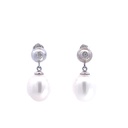 Freshwater Pearls Drop Earrings | Sterling Silver