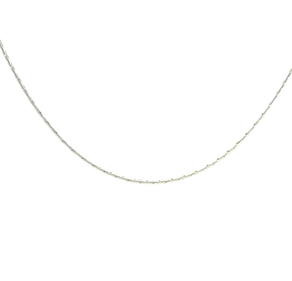Fancy Snake Necklace In Sterling Silver 42cm