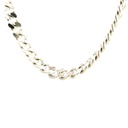 Flattened Curb Link Chain Sterling silver