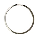 Huggie Earring In Sterling Silver 33mm