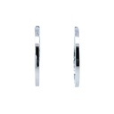Huggie Earring In Sterling Silver 26.5mm