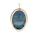 Opal Pendant In 9ct Yellow Gold