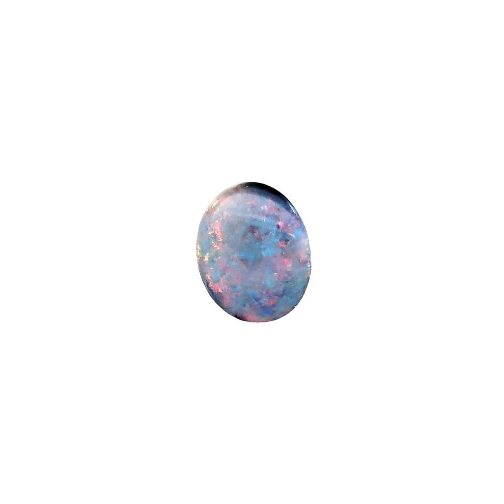 Boulder Opal | Oval With Red Flecks