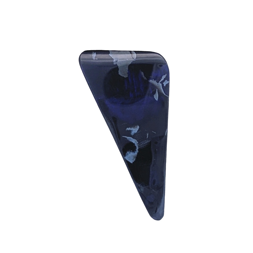 Organic Triangle Shaped Blue Opal