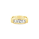 Diamond Ring | 18K Yellow Gold Band