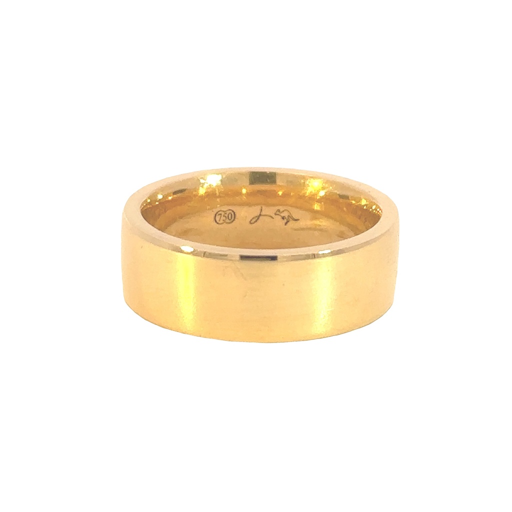 Wedding Band In 18K Yellow Gold