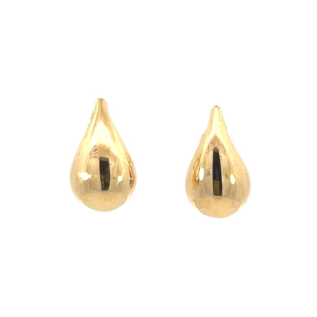 Stud Earrings | Tear Drop 9ct Yellow Gold (16mmx9.65mm)