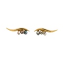 Pearl Stud Earrings In 18K Yellow Gold