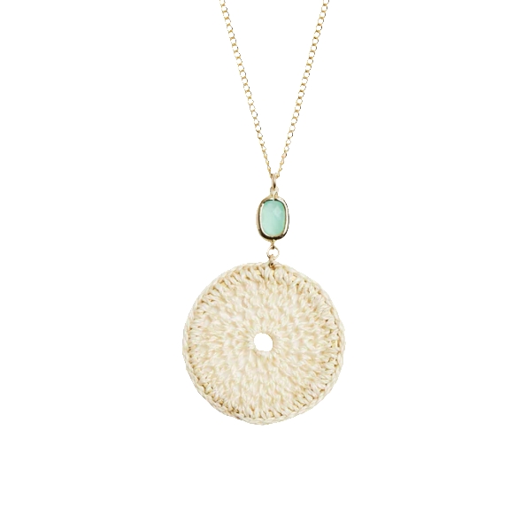 Kala Green Necklace by Bilum & Bilas
