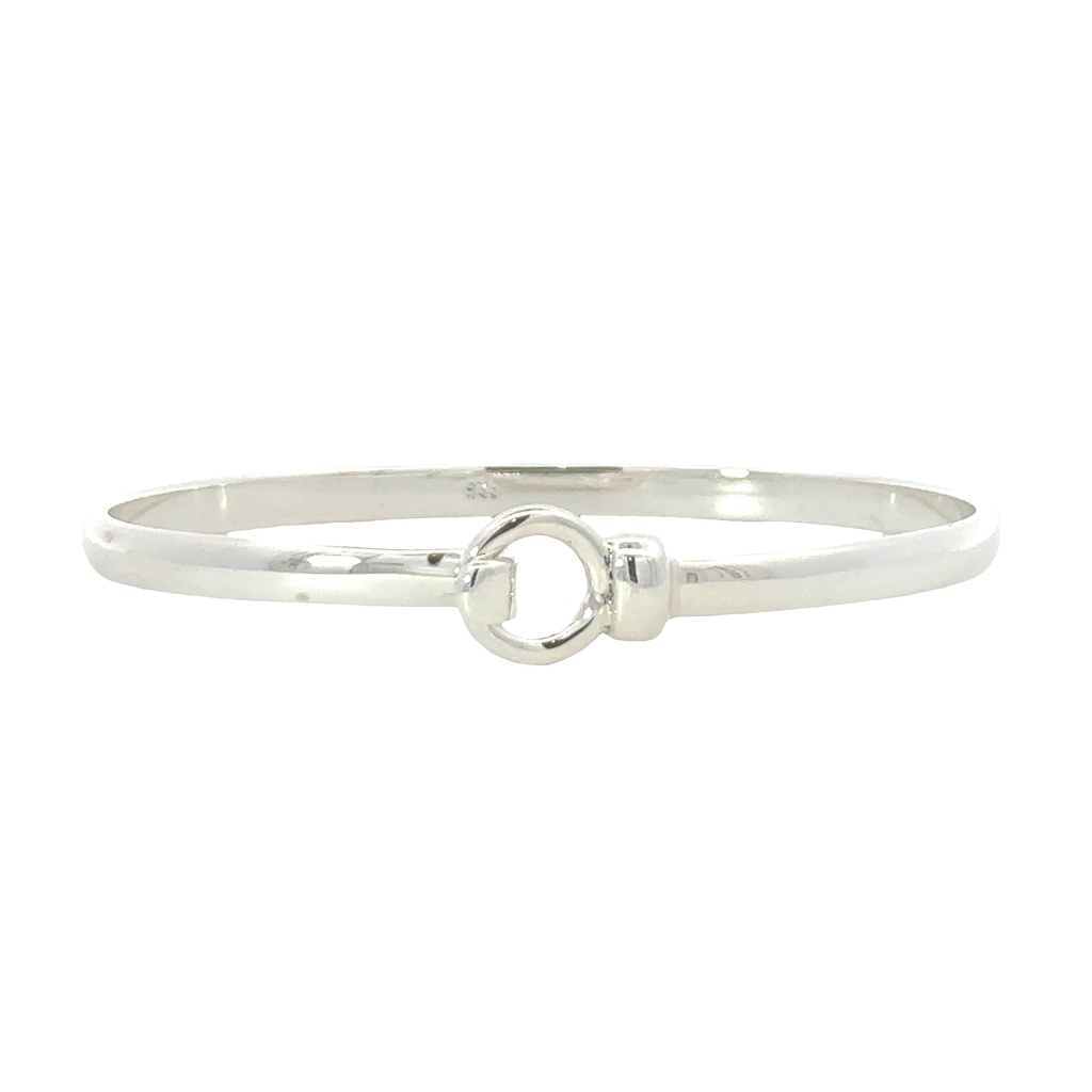 Silver Hook Top Bangle