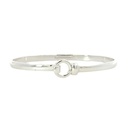 Silver Hook Top Bangle