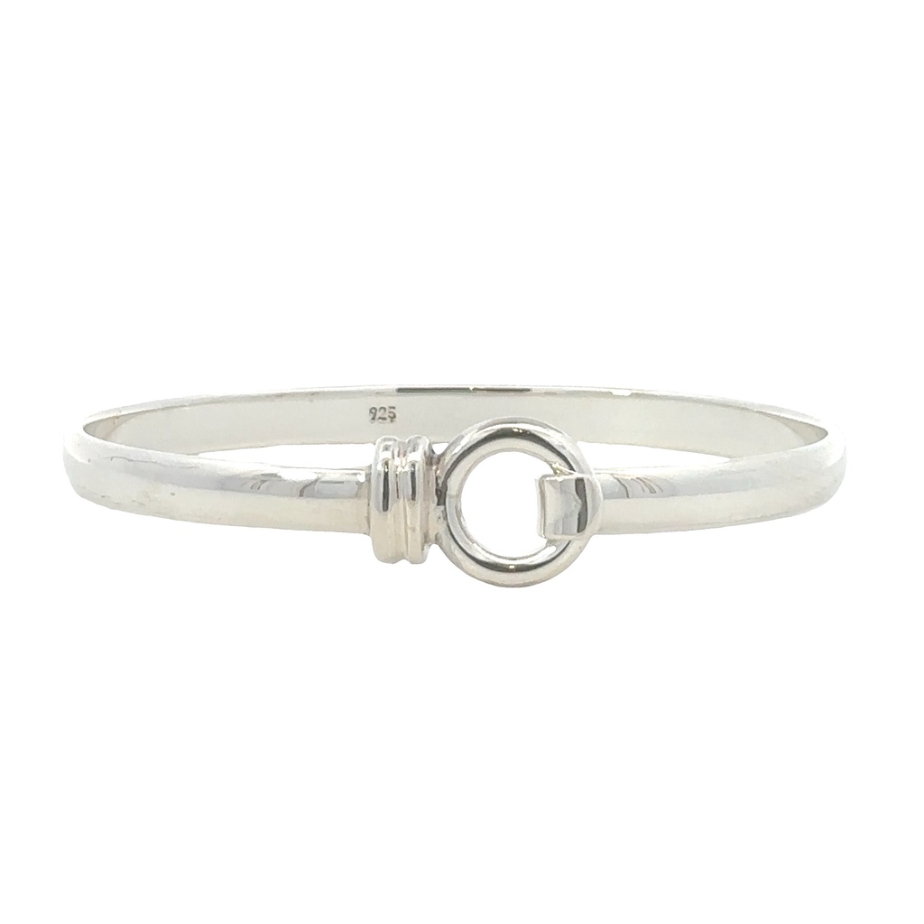 Silver Hook Top Bangle