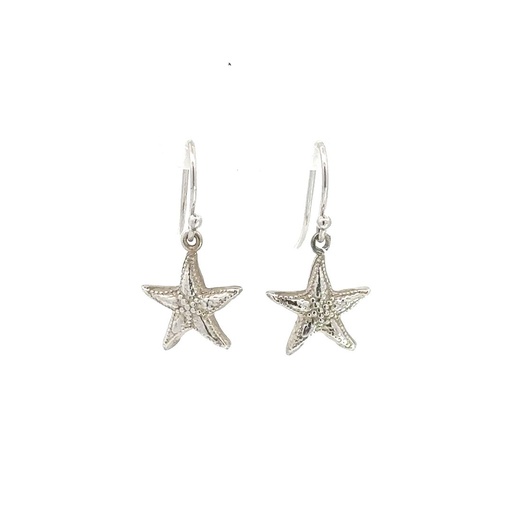[22145JCSESTARFISH] Starfish Earrings In Sterling Silver